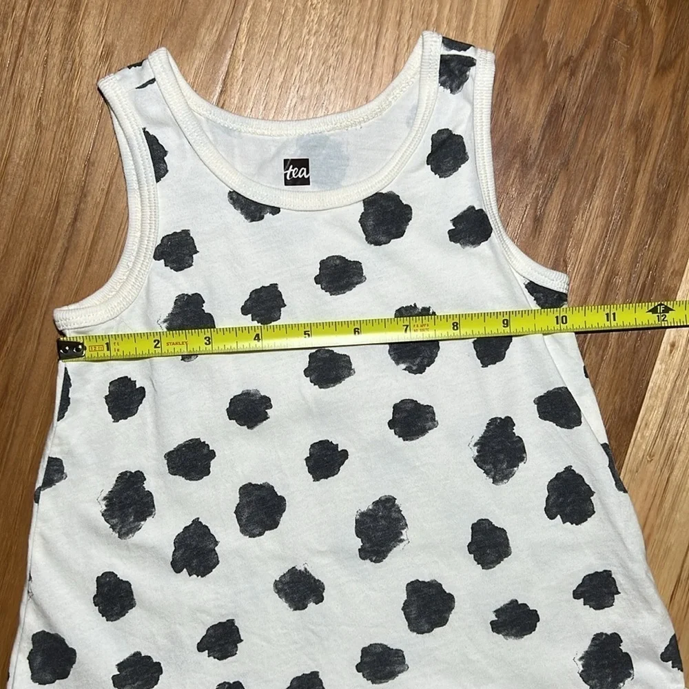 NWOT TEA Dress Ruffle Dropped Waist